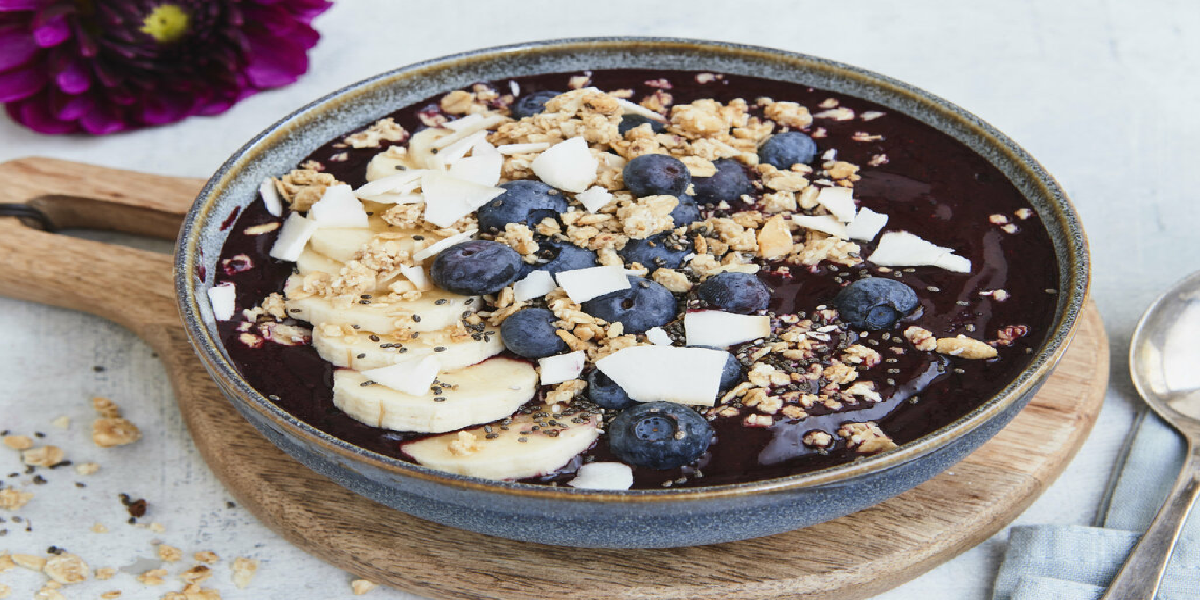 Receita de Açaí na tigela com leite condensado - Receita de Vovó